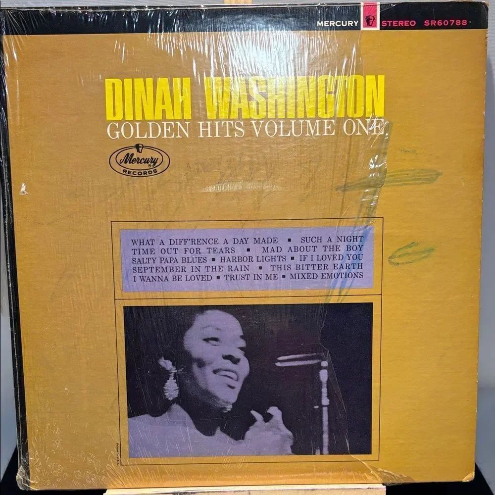 Dinah Washington Golden Hits Volume One Vinyl Record